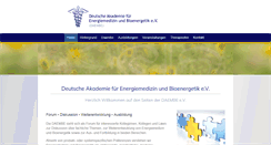 Desktop Screenshot of daembe.de